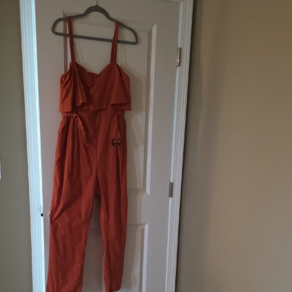 Women's Orange Jumpsuit